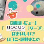 【徹底レビュー】「GOO UP（グープ）」はおいしい？口コミ・評判まとめ